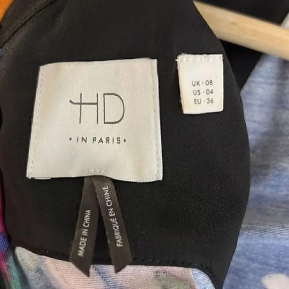 Anthropologie HD Paris Azusa blouse NWOT size 4 floral - Picture 5 of 5